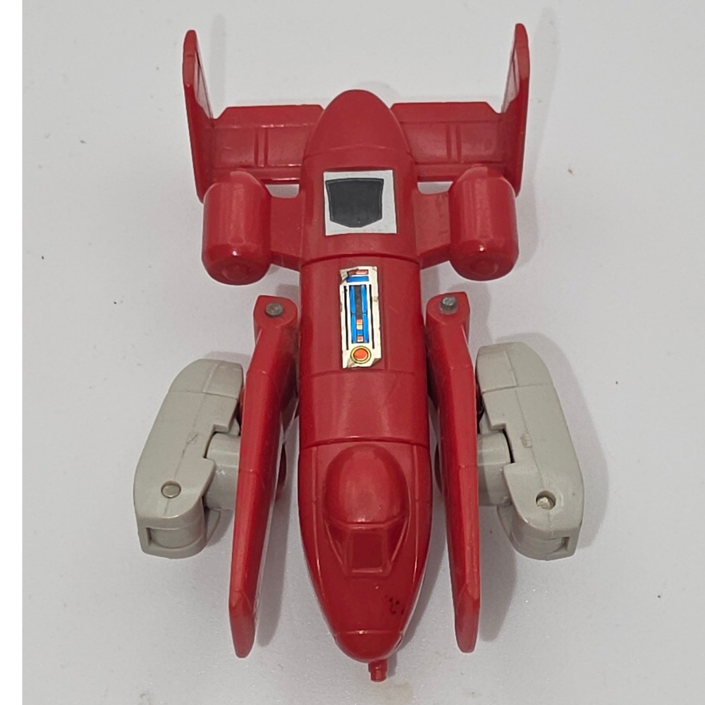 Takara Transformers Action Figure Small Red Fair Cond. 1984 Japan G1 Powerglide